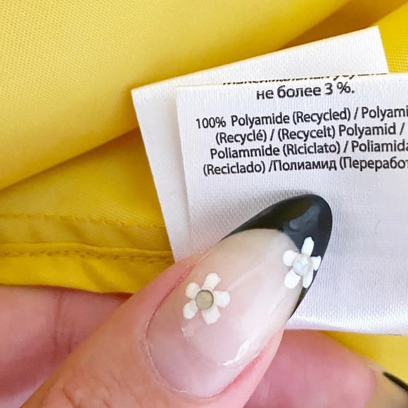 New Remain Birger Christensen Storm Shirt Jacket Yellow Size 8 - Picture 9 of 9